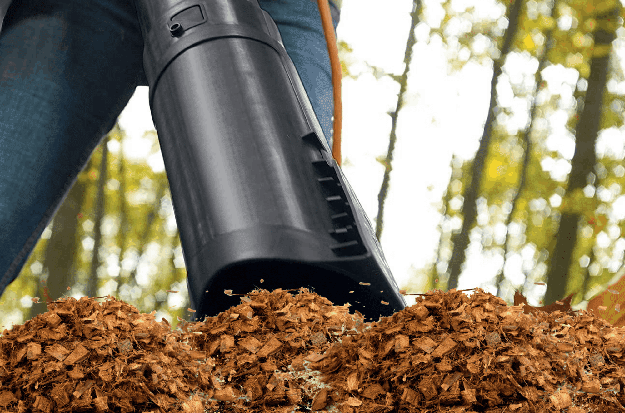 Blowing Mulch Fast and Cheap Free Information Here